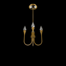 Schonbek Beyond BPD25512-AB - Plumeria 12IN LED 3000K/3500K/4000K/5000K Pendant in Aged Brass with Optic Crystal
