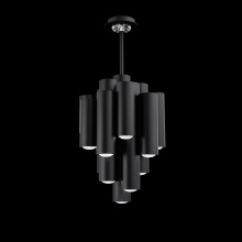 Schonbek Beyond BPD41521-BK - Tamara 21IN LED 3000K/3500K/4000K/5000K Pendant in Black with Radiance® Crystal Dust