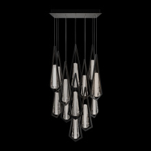 Schonbek Beyond BPD66213S-BK - Devotion 13 Light Square LED 3000K/3500K/4000K Multi-Light in Black with Radiance® Crystal Dust