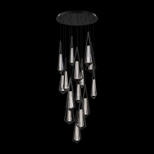 Schonbek Beyond BPD66215-BK - Devotion 15 Light LED 3000K/3500K/4000K Multi-Light Black with Radiance® Crystal Dust