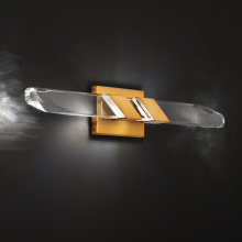 Schonbek Beyond BWS18524-AB - Traverse 24IN LED 3000K/3500K/4000K/5000K Bath Vanity & Wall Light in Aged Brass with Optic Crysta