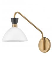 Lark Canada 83250BK-CO - Medium Single Light Plug-In Sconce