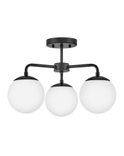 Lark Canada 84203BK - Medium Semi-Flush Mount