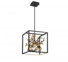 Lib & Co. CA 10108-02 - Terlizzi, Square LED Chandelier, Matte Black