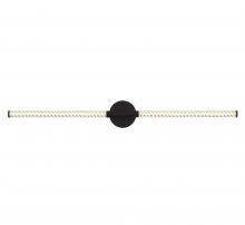 Lib & Co. CA 12080-02 - Volterra, Large 2 Light LED Wall Mount, Matte Black