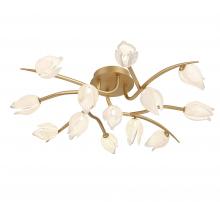 Lib & Co. CA 12085-03 - Belluno, 13 Light LED Ceiling Mount, Champagne Gold