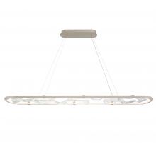 Lib & Co. CA 12175-041 - Nettuno, 72" Oval LED Chandelier, Painted Brushed Champagne