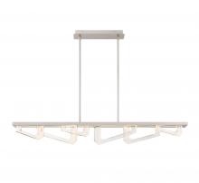Lib & Co. CA 12179-041 - Arezzo, Medium Linear LED Chandelier, Painted Brushed Champagne