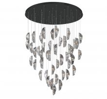 Lib & Co. CA 12219-019-02 - Sorrento, 45 light LED Grand Chandelier, Smoke, Black Canopy