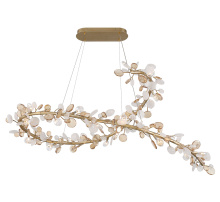 Lib & Co. CA 12223-057 - Pisa 22 Light Ovalval LED Chandelier Antique Gold