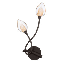 Lib & Co. CA 12311-043 - Modena,2 Light LED Wall Mount Black With Gold Accent