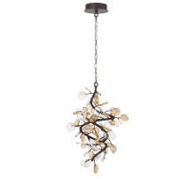 Lib & Co. CA 12325-043 - Pisa 7 Light LED Pendant Black With Gold Accent