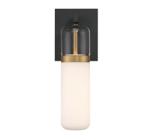 Lib & Co. CA 12355-02 - Verona 1 Light LED Wall Mount Black