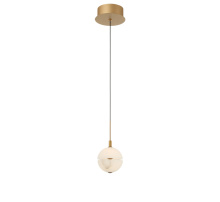 Lib & Co. CA 12369-030 - Corfu 1 Light LED Pendant Painted Antique Brass