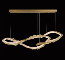 Lib & Co. CA 12417-062 - Nuvola 66" LED Chandelier Natural Brass