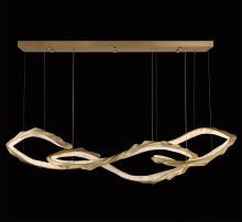 Lib & Co. CA 12418-062 - Nuvola,78" LED Chandelier Natural Brass