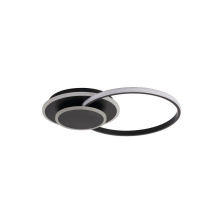 Avista Lighting F2612BK - Avista Noah Flush Mount Black -LED
