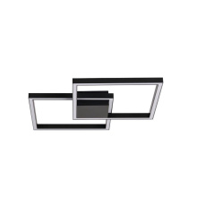 Avista Lighting F2712BK - Avista Square Flush Mount Black -LED