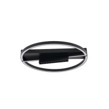 Avista Lighting F2812BK - Avista Milo Flush Mount Circle Black -LED