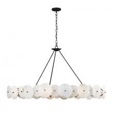 Varaluz 370C09MB - Cosmos 9-Lt Chandelier - Matte Black