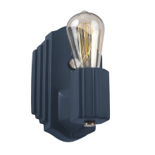 Justice Lighting CER-7041-RFPL-NCKL - DECO RECTANGLE 1-LT SCONCE