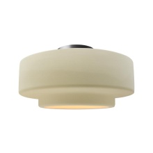 Justice Lighting CER-6365-VAN-NCKL - LARGE TIER SEMI-FLUSH