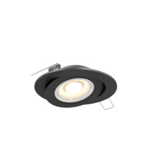 Dals CA FGM6-CC-BK - Multi CCT Flat LED Recessed Gimbal