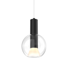 Dals CA IRPD-CC-BK - 9in Blown glass pendant, zero gravity canopy, 5CCT