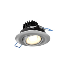 Dals CA LEDDOWNG3-CC-SN - 3 Inch Round Recessed LED Gimbal Light In 5CCT