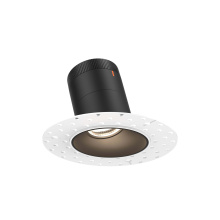 Dals CA RC03-CC-60-SLBK-TL - 3in Modular Downlight, 5CCT, 60 degree Beam Angle, Slope Ceiling, Black,Trimless
