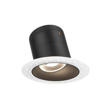 Dals CA RC04-CC-20-SLBK-TL - 4in Modular Downlight, 5CCT, 20 degree Beam Angle, Slope Ceiling, Black,Trimless