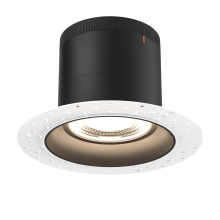Dals CA RC06-CC-35-RGBK-TL - 6in Modular Downlight, 5CCT, 35 degree Beam Angle, Regressed, Black,Trimless