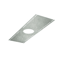 Dals CA RFP-23 - Universal Flat rough-in plate for 2 "& 3" recessed & regressed line