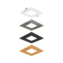 Dals CA SPN4SQ-CC-3T - Recessed square panel light with included trims