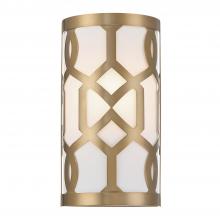 Crystorama 2262-AG - Libby Langdon Jennings 6.5'' Aged Brass Sconce