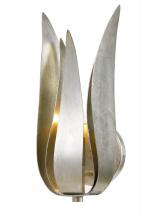 Crystorama 511-SA - Broche 8'' Antique Silver Sconce