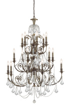 Crystorama 5117-EB-CL-MWP - Regis 36.5'' English Bronze Chandelier