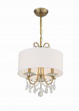 Crystorama 6623-VG-CL-MWP - Othello 14'' Vibrant Gold Chandelier