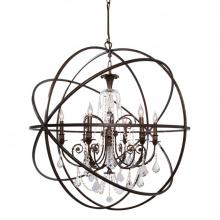 Crystorama 9219-EB-CL-MWP - Solaris 40'' English Bronze Chandelier