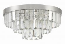 Crystorama HAY-1403-PN - Hayes 18'' Polished Nickel Flush Mount