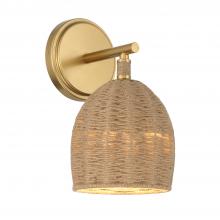 Crystorama JAC-10501-SG - Jace 6'' LED Soft Gold Sconce