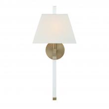 Crystorama REN-261-AG - Renee 10'' Aged Brass Sconce