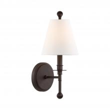 Crystorama RIV-382-DB - Riverdale 6'' Dark Bronze Sconce
