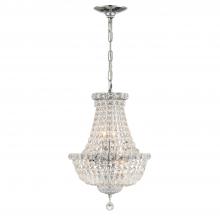 Crystorama ROS-A1006-CH-CL-MWP - Roslyn 12'' Polished Chrome Chandelier