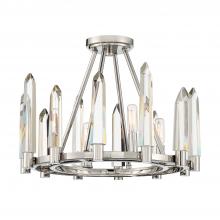 Crystorama WAT-B2004-PN - Watson 18.25'' Polished Nickel Semi Flush Mount