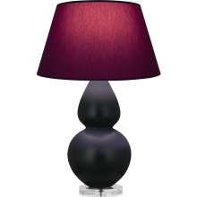 Robert Abbey MOS23P - Matte Obsidian Double Gourd Table Lamp