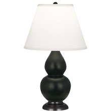 Robert Abbey MOS51 - Matte Obsidian Small Double Gourd Accent Lamp