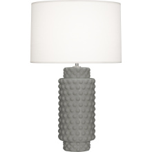 Robert Abbey MST08 - Matte Smokey Taupe Dolly Table Lamp