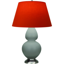 Robert Abbey MST59T - Matte Smokey Taupe Double Gourd Table Lamp