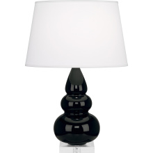 Robert Abbey OS33X - Obsidian Small Triple Gourd Accent Lamp